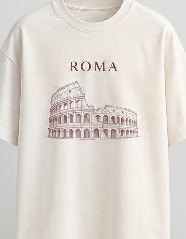 Roma Edition Tee, ispirazione lifestyle